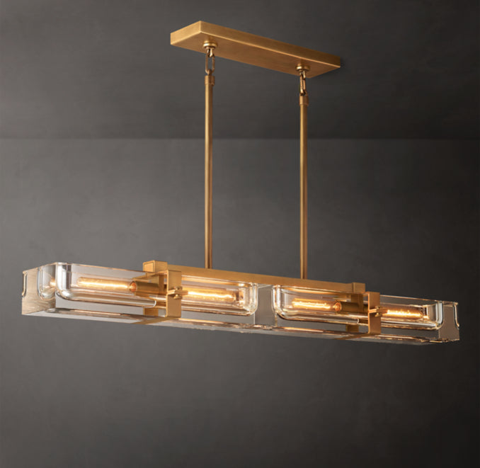 Sculptural Savile Linear Chandelier