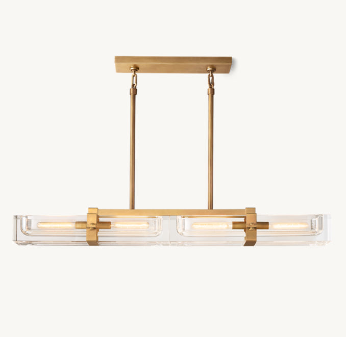 Sculptural Savile Linear Chandelier – 48"
