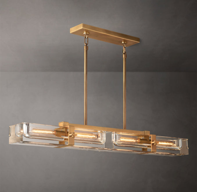 Sculptural Savile Linear Chandelier – 48"