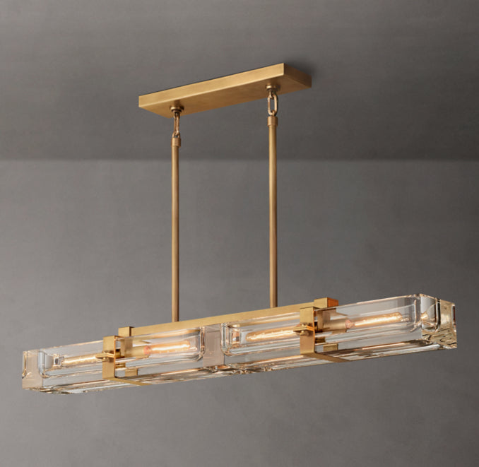 Sculptural Savile Linear Chandelier – 48"