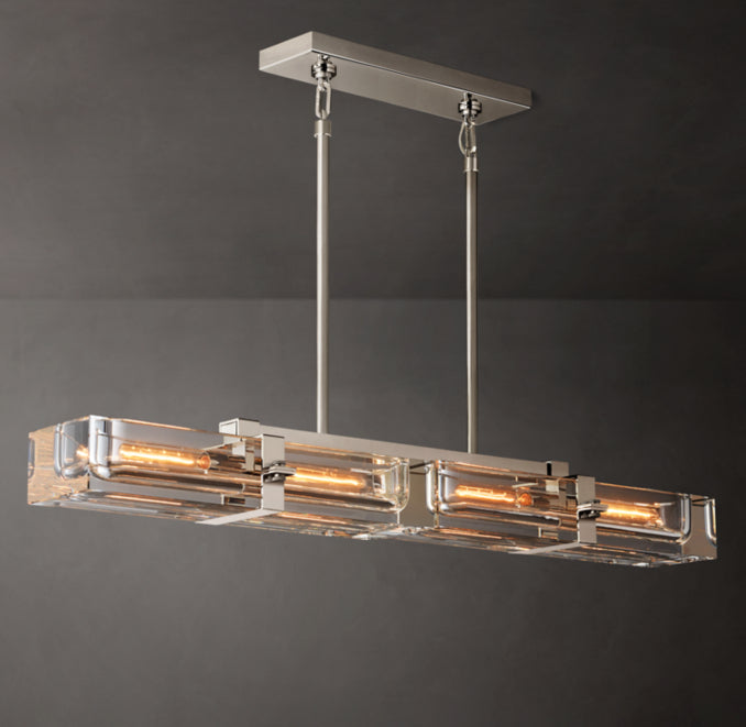 Sculptural Savile Linear Chandelier
