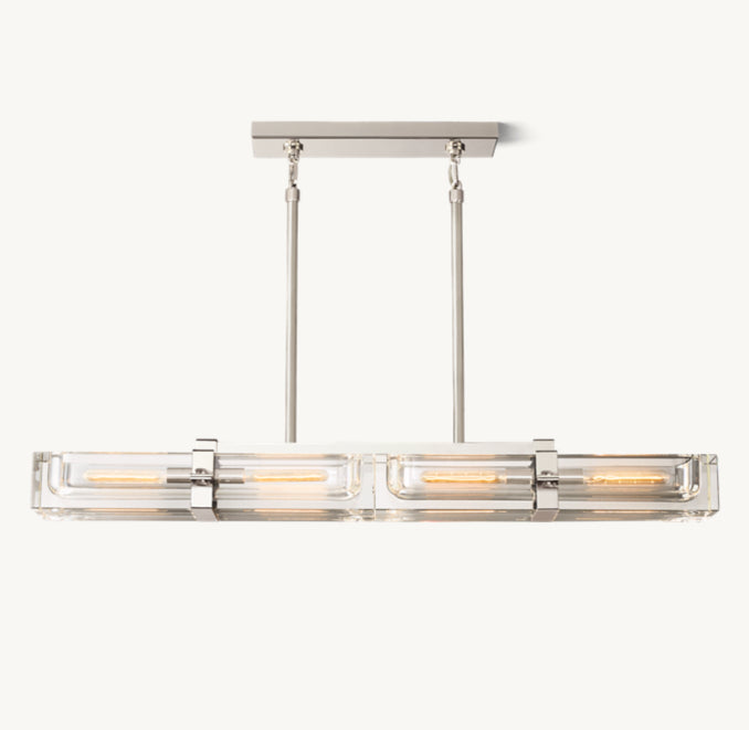 Sculptural Savile Linear Chandelier – 48"