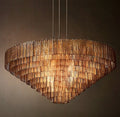 Sirene Smoke Glass Round Chandelier