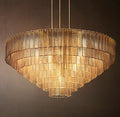 Sirene Clear Glass Round Chandelier