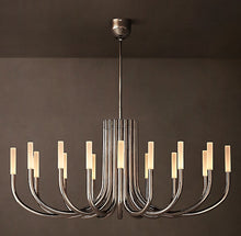 Sculptural Rousseau Oval Chandelier