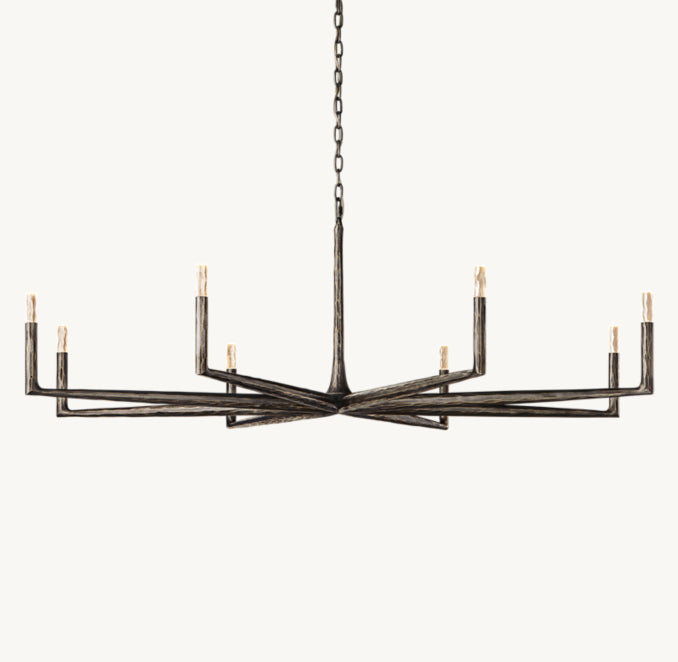 Artisan Thaddeus Round Chandelier, alternate view