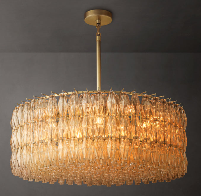 Artisan Chiara Clear Glass Round Chandelier