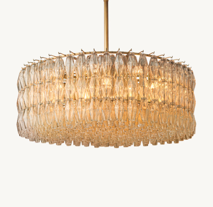Artisan Chiara Clear Glass Round Chandelier – 47"
