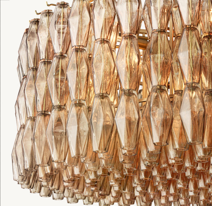 Artisan Chiara Smoke Glass Round Chandelier – 47"