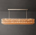 Artisan Chiara Clear Glass Rectangular Chandelier