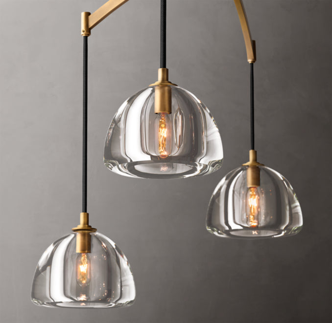 Signature Hemisphere Linear Chandelier – 54"