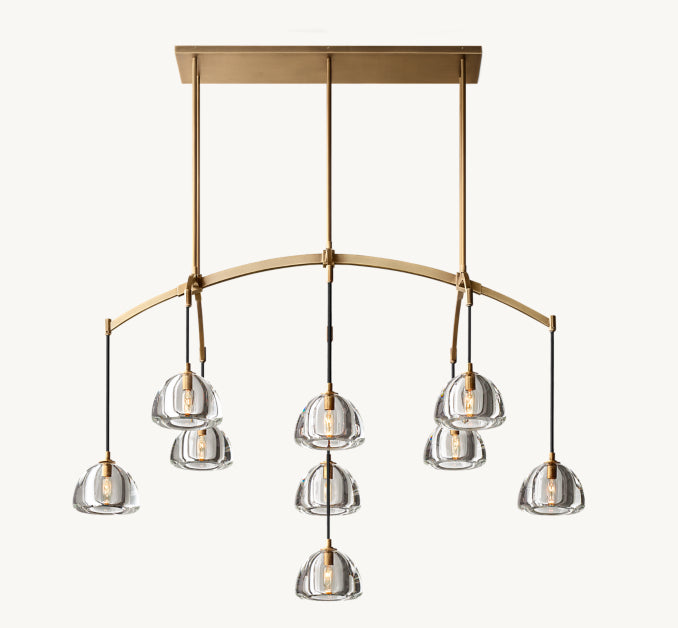 Signature Hemisphere Linear Chandelier – 54"