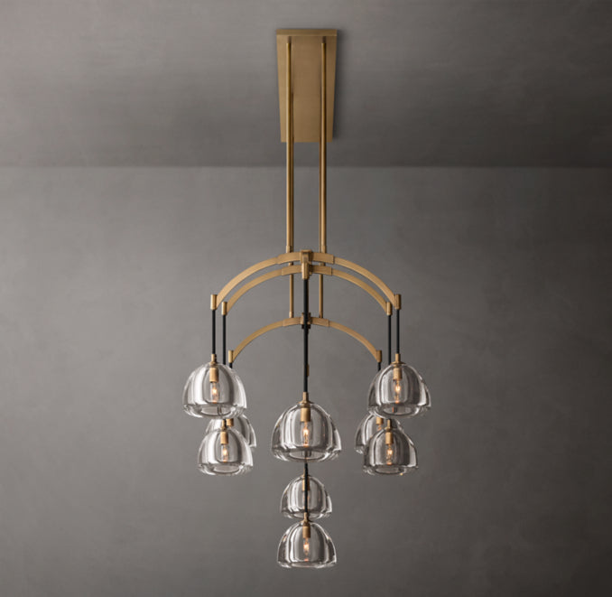 Signature Hemisphere Linear Chandelier – 54"