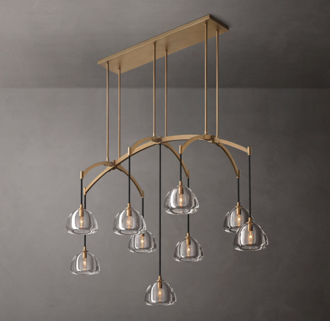 Signature Hemisphere Linear Chandelier – 54"