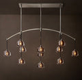 Hemisphere Linear Chandelier