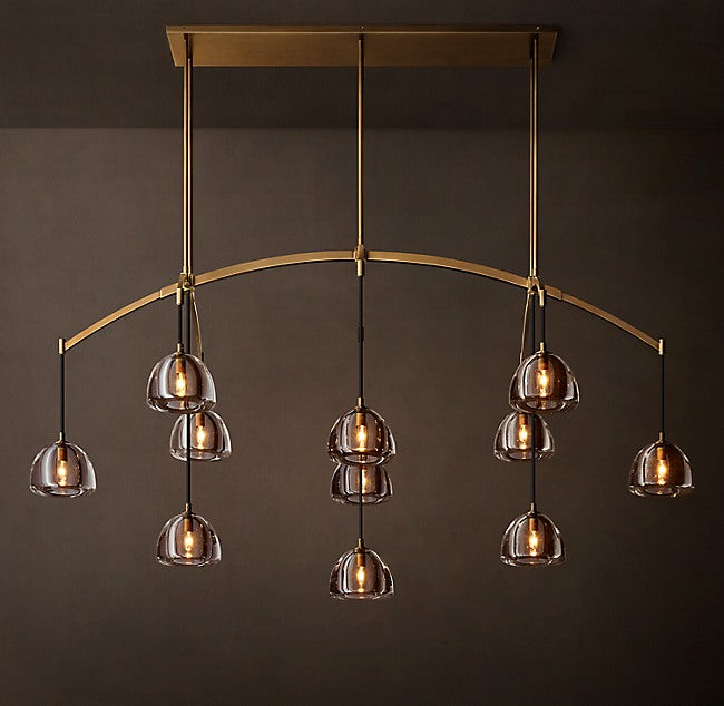 Hemisphere Linear Chandelier