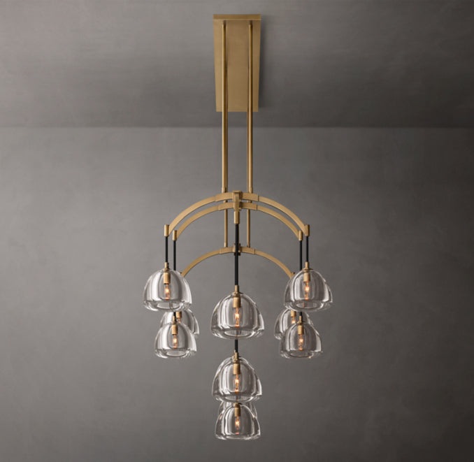 Signature Hemisphere Linear Chandelier – 72"