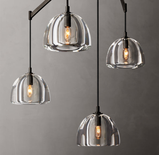 Signature Hemisphere Linear Chandelier – 54"