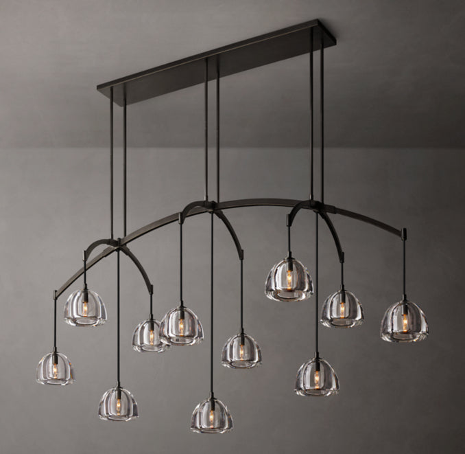 Signature Hemisphere Linear Chandelier – 54"