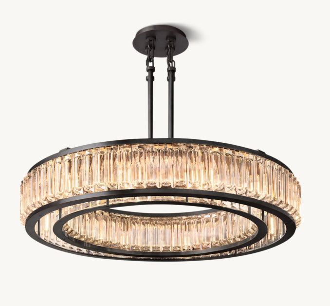 Heritage Maurier Round Chandelier, alternate view