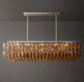 Artisan Chiara Smoke Glass Rectangular Chandelier