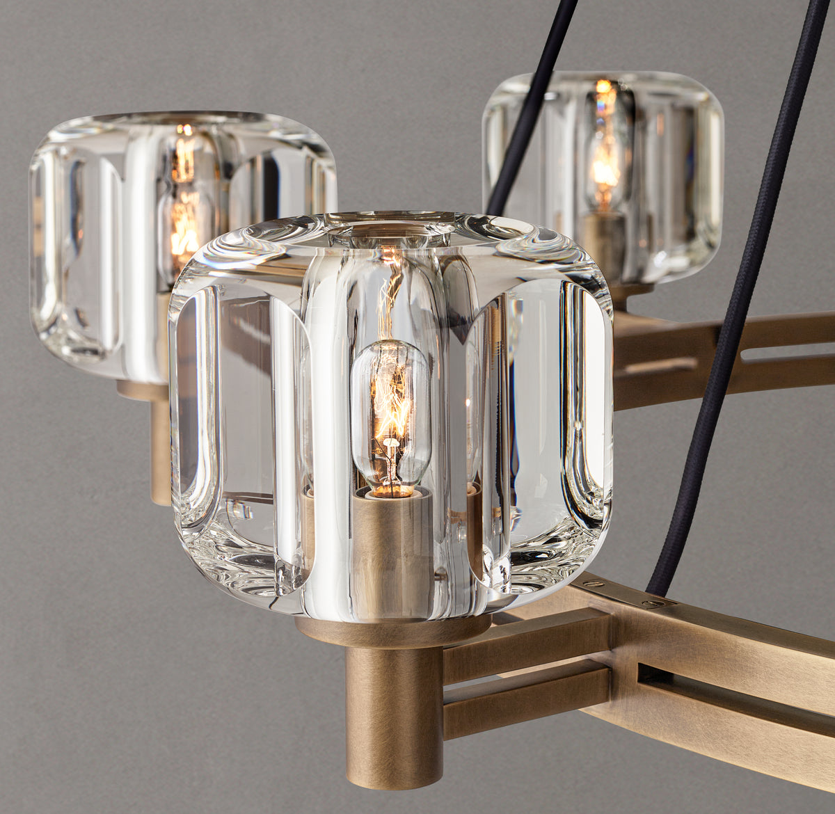 Sculptural Demaret Round Chandelier – 48"