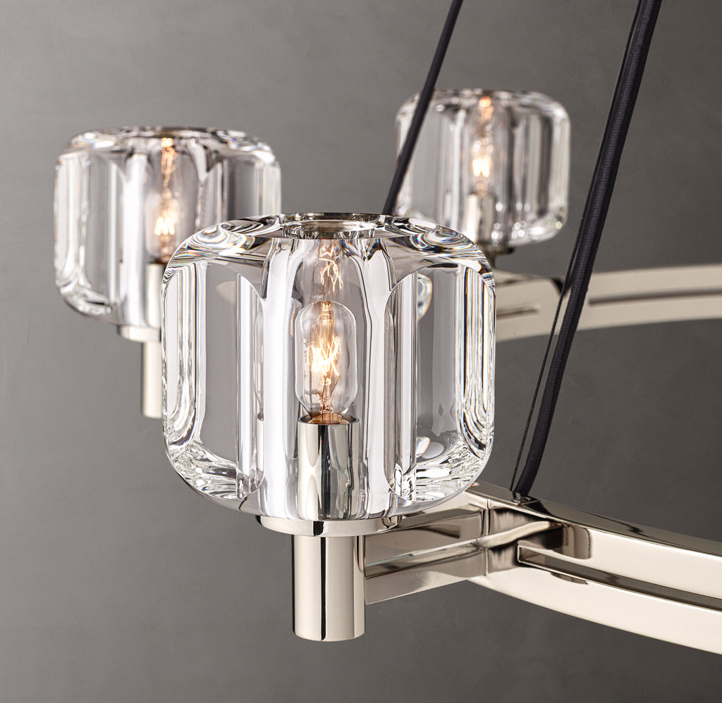Sculptural Demaret Round Chandelier – 48"