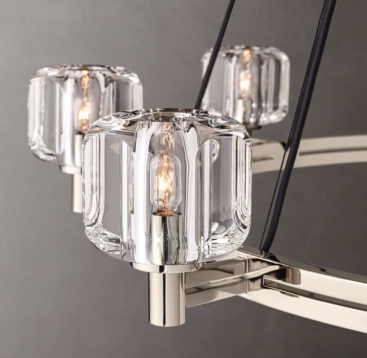 Sculptural Demaret Round Chandelier – 48"