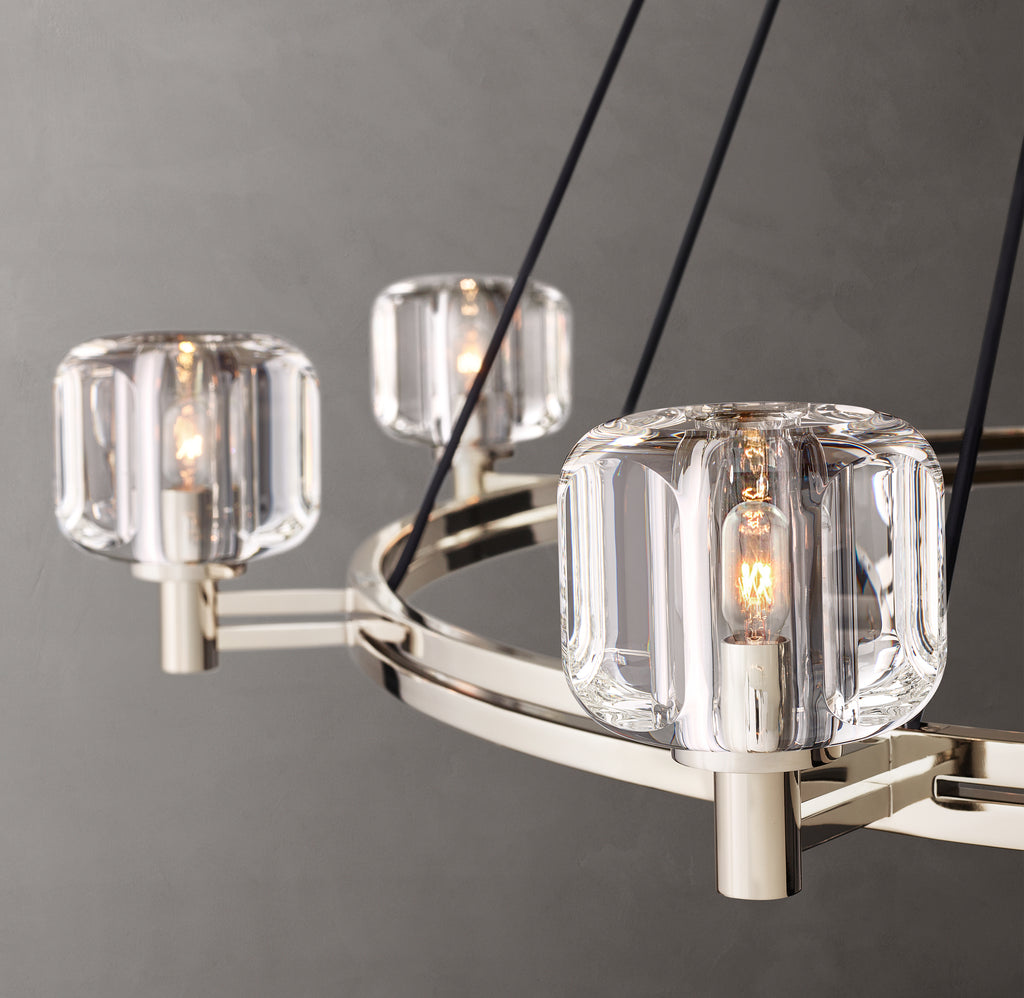 Sculptural Demaret Round Chandelier – 60"