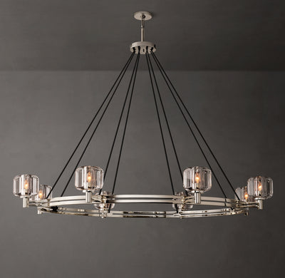 Sculptural Demaret Round Chandelier – 60"