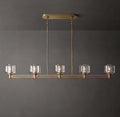 Sculptural Demaret Linear Chandelier
