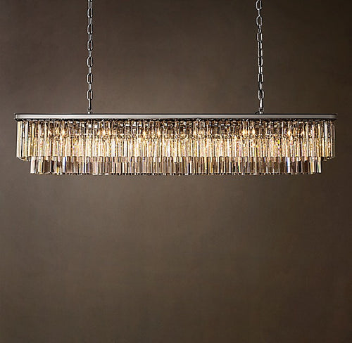 1920S Odeon Rectangular Chandelier