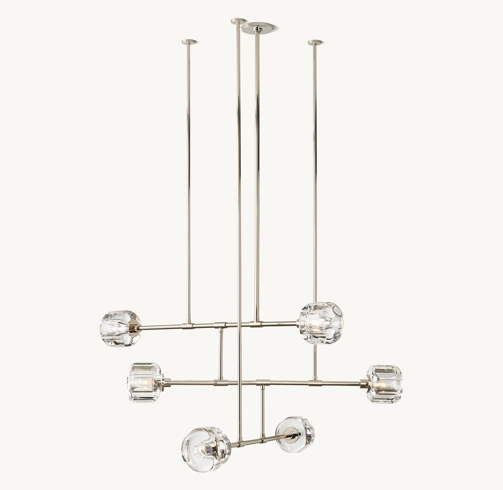 Sculptural Demaret Mobile Round Chandelier, alternate view