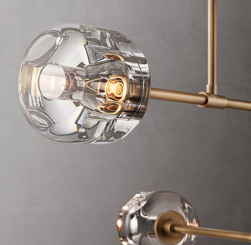 Sculptural Demaret Mobile Round Chandelier