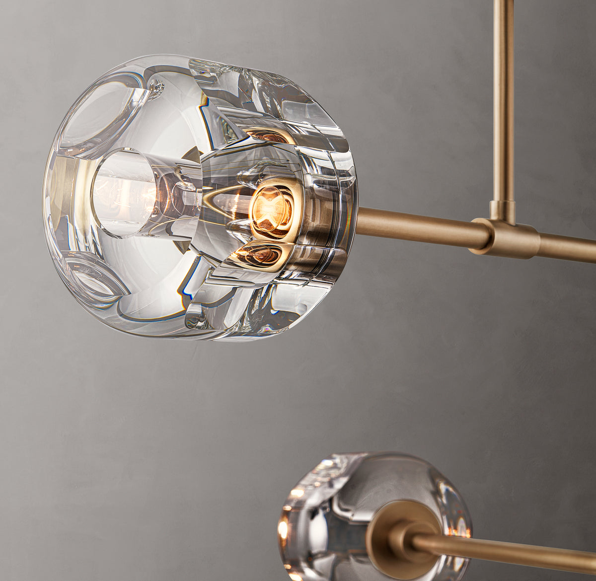 Sculptural Demaret Mobile Round Chandelier