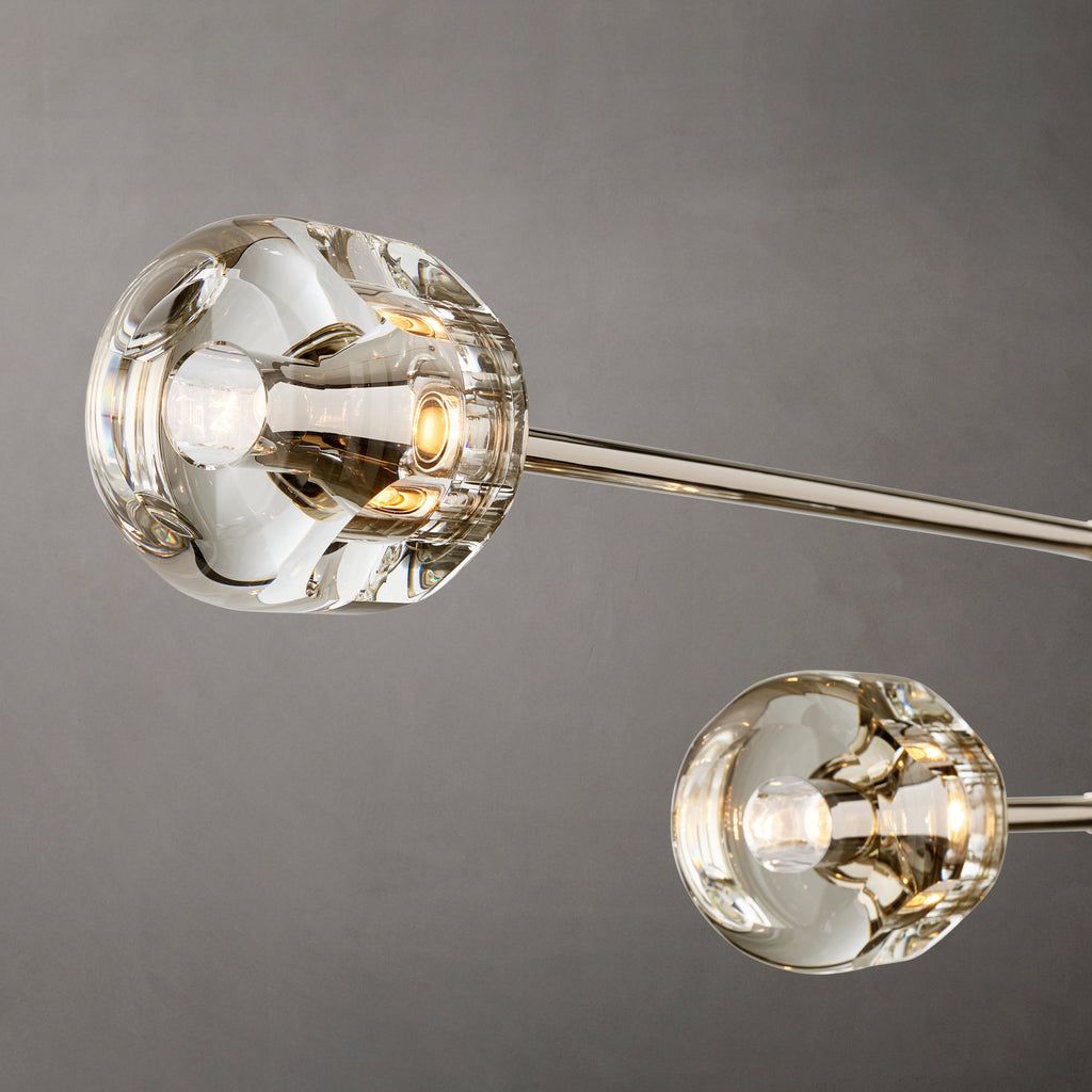Sculptural Demaret Mobile Linear Chandelier