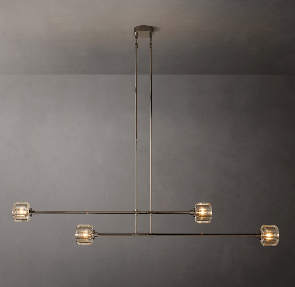 Sculptural Demaret Mobile Linear Chandelier