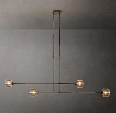 Sculptural Demaret Mobile Linear Chandelier