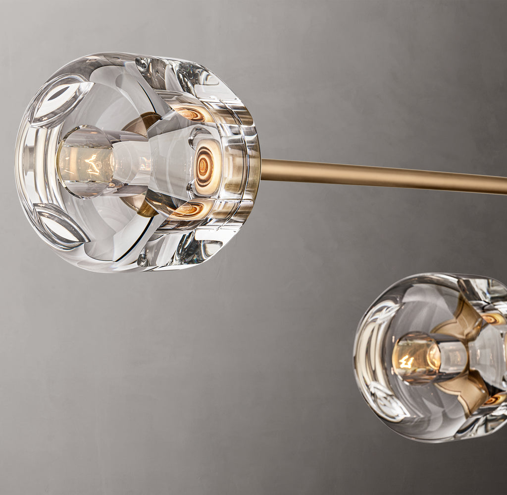 Sculptural Demaret Mobile Linear Chandelier