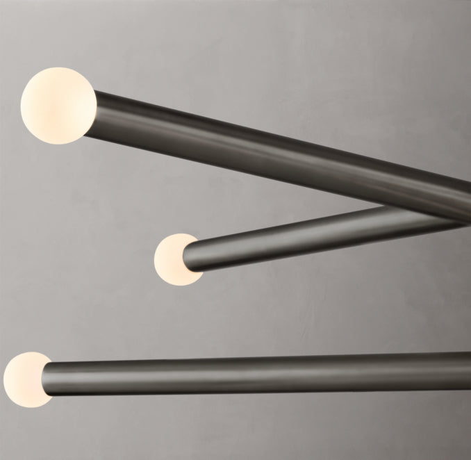 Sculptural Rousseau 10-Light Mobile Orb Chandelier