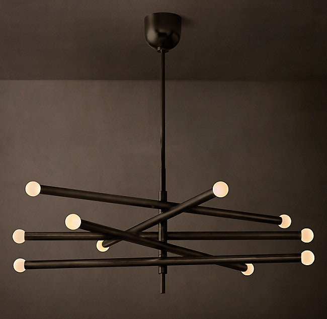 Rousseau 10-Light Mobile Orb Chandelier