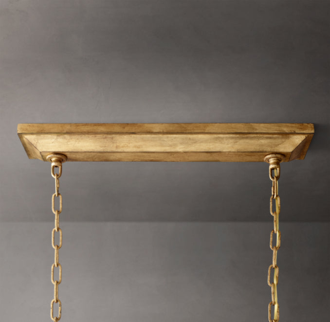 Heritage 19th C. English Openwork Rectangular Chandelier