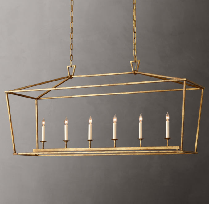 Heritage 19th C. English Openwork Rectangular Chandelier