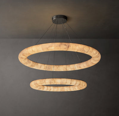 Artisan Rivage Lisse Two-Tiered Round Chandelier