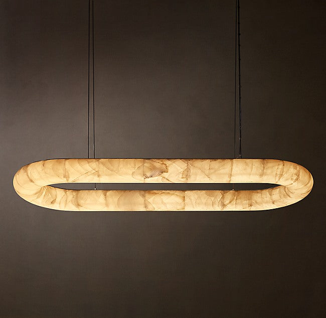 Rivage Lisse Oval Chandelier