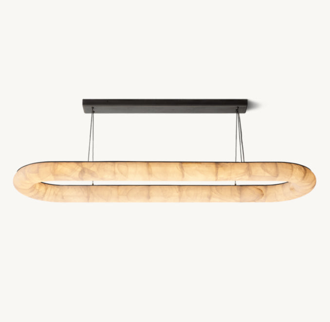 Artisan Rivage Lisse Oval Chandelier – 74"