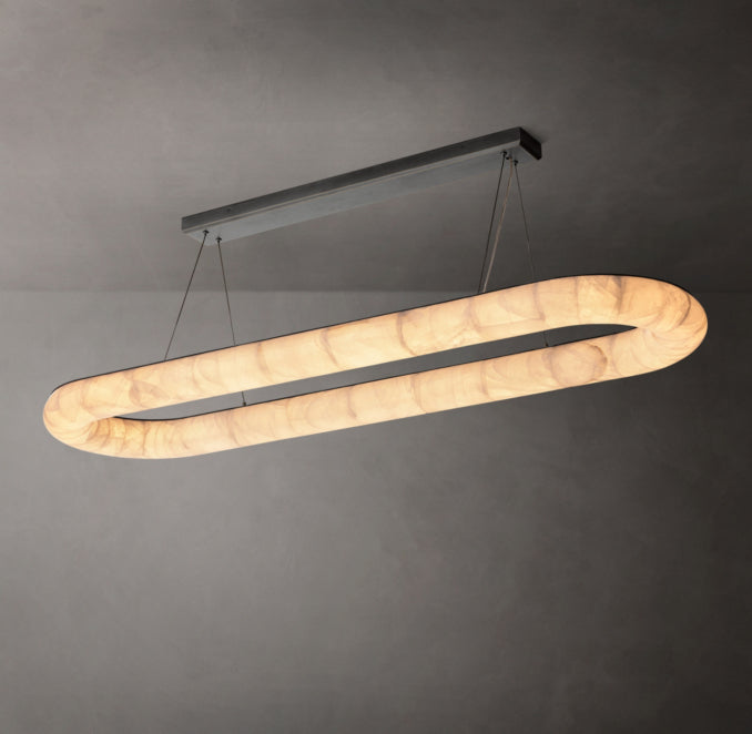 Artisan Rivage Lisse Oval Chandelier – 74"