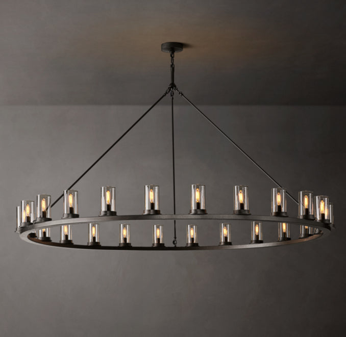Artisan Ondra Round Clear Glass Chandelier