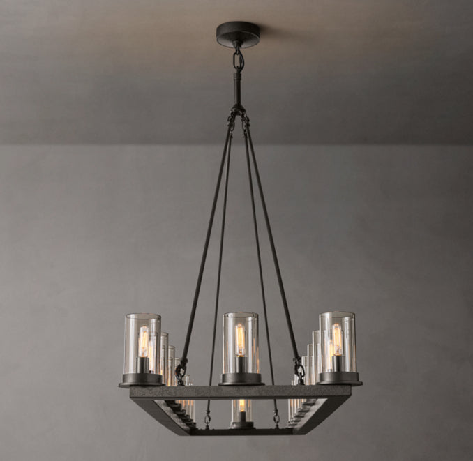 Artisan Ondra Linear Clear Glass Chandelier
