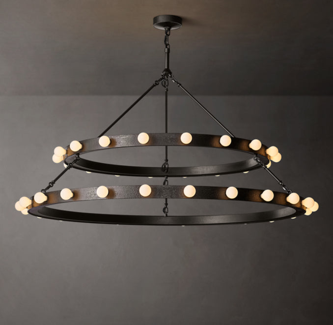 Signature Vitoria Round Two Tiered Chandelier